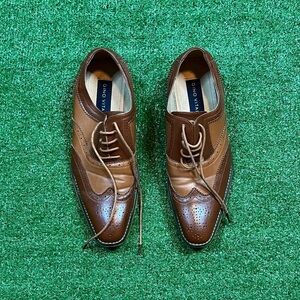 Men’s Oxford Style Formal Brown Two-tone Shoes